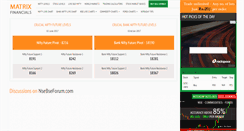 Desktop Screenshot of matrixfinancials.com